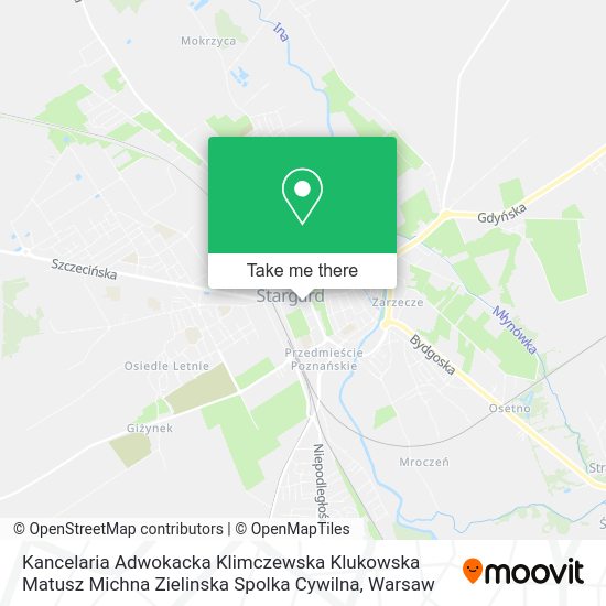 Kancelaria Adwokacka Klimczewska Klukowska Matusz Michna Zielinska Spolka Cywilna map