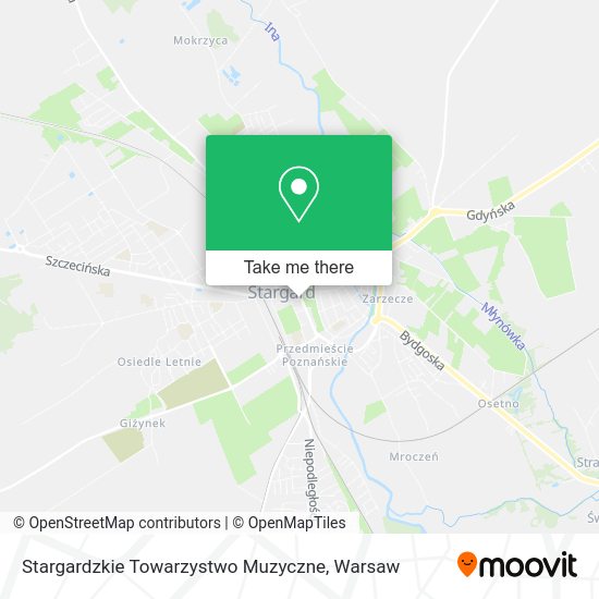 Stargardzkie Towarzystwo Muzyczne map