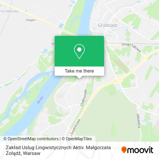 Zakład Usług Lingwistycznych Aktiv. Małgorzata Żołądź map