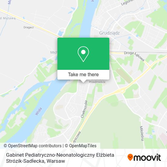 Gabinet Pediatryczno-Neonatologiczny Elżbieta Strózik-Sadłecka map