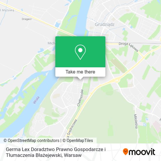 Germa Lex Doradztwo Prawno Gospodarcze i Tłumaczenia Błażejewski map