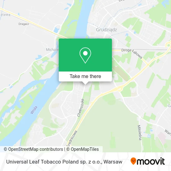 Карта Universal Leaf Tobacco Poland sp. z o.o.