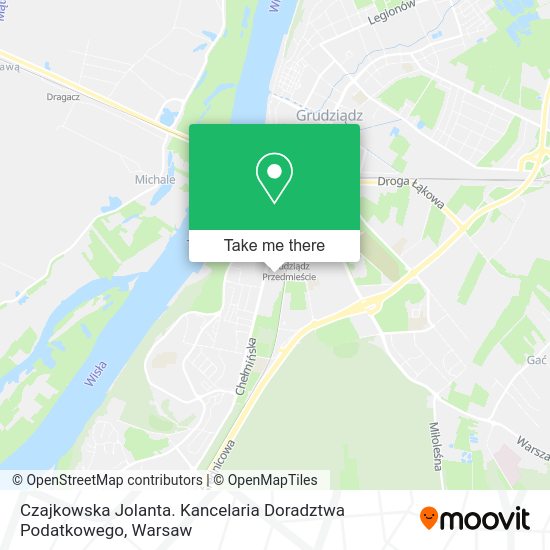 Czajkowska Jolanta. Kancelaria Doradztwa Podatkowego map