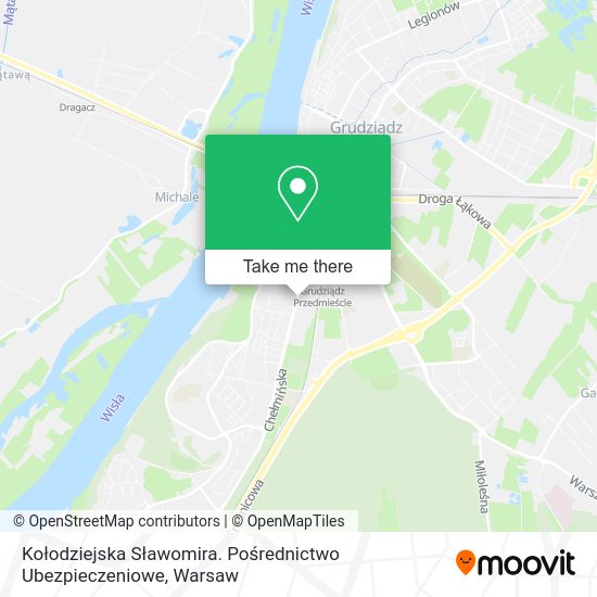 Kołodziejska Sławomira. Pośrednictwo Ubezpieczeniowe map