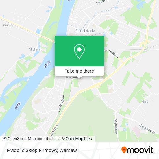 T-Mobile Sklep Firmowy map