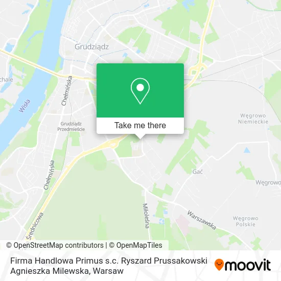 Карта Firma Handlowa Primus s.c. Ryszard Prussakowski Agnieszka Milewska