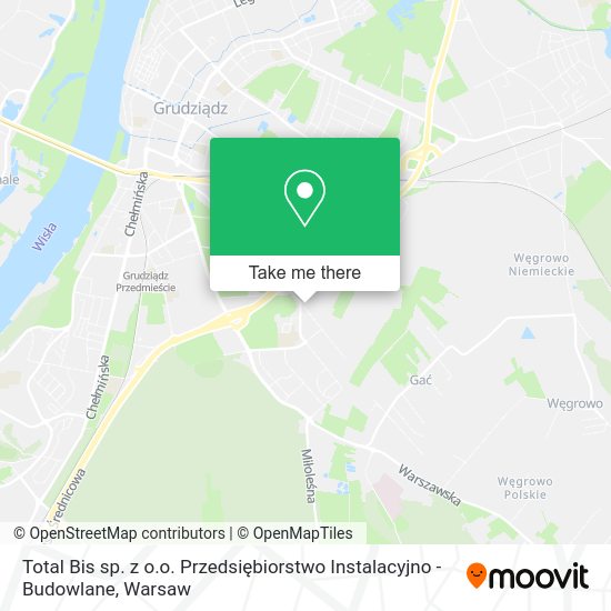 Total Bis sp. z o.o. Przedsiębiorstwo Instalacyjno - Budowlane map