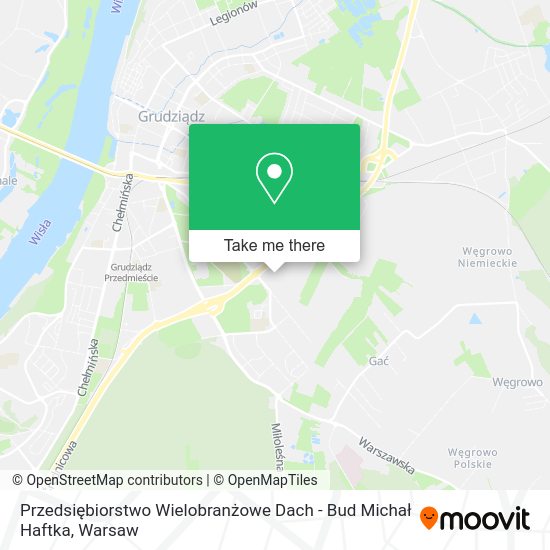 Przedsiębiorstwo Wielobranżowe Dach - Bud Michał Haftka map