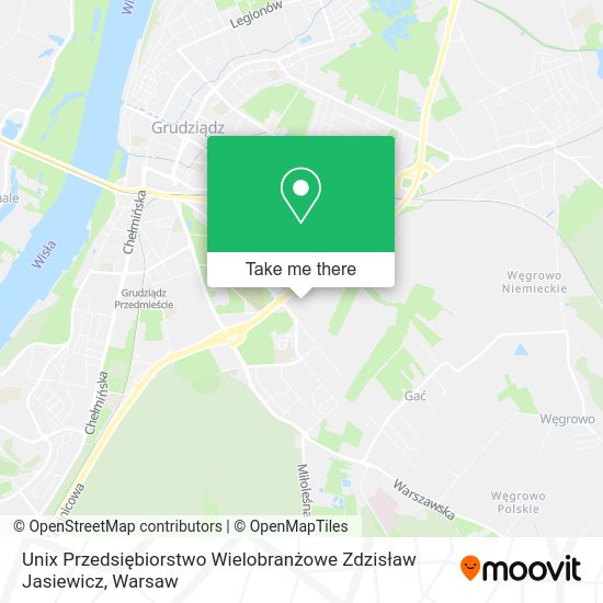 Unix Przedsiębiorstwo Wielobranżowe Zdzisław Jasiewicz map