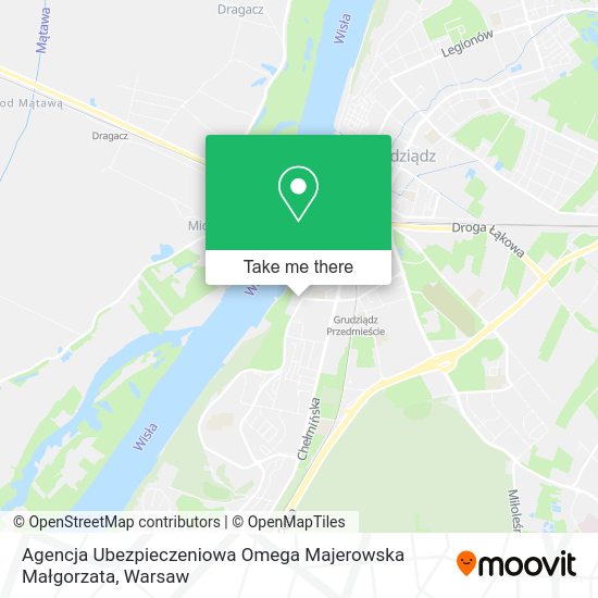 Agencja Ubezpieczeniowa Omega Majerowska Małgorzata map