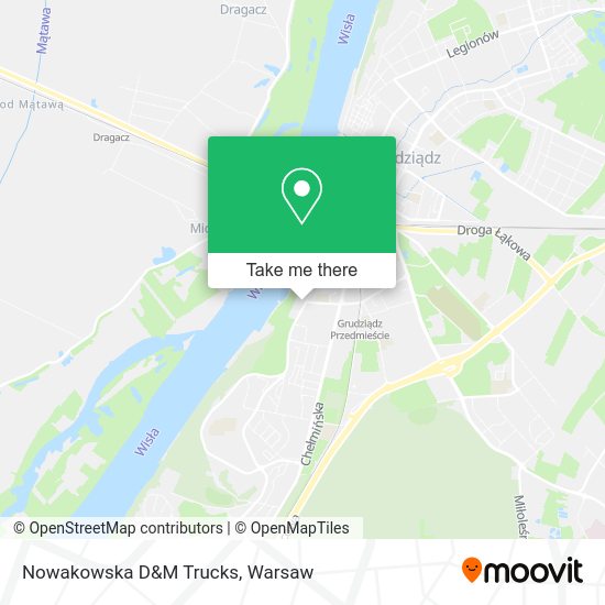 Nowakowska D&M Trucks map