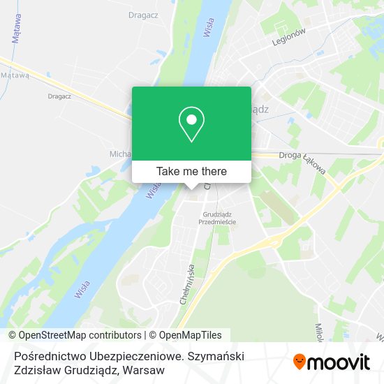 Pośrednictwo Ubezpieczeniowe. Szymański Zdzisław Grudziądz map