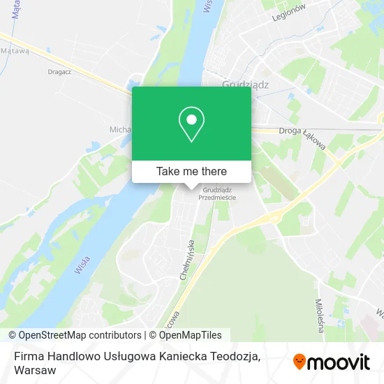 Карта Firma Handlowo Usługowa Kaniecka Teodozja