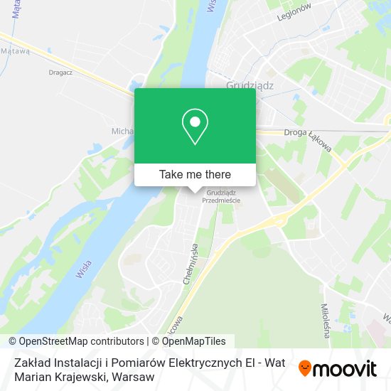 Zakład Instalacji i Pomiarów Elektrycznych El - Wat Marian Krajewski map