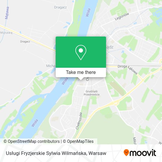 Usługi Fryzjerskie Sylwia Wilmańska map