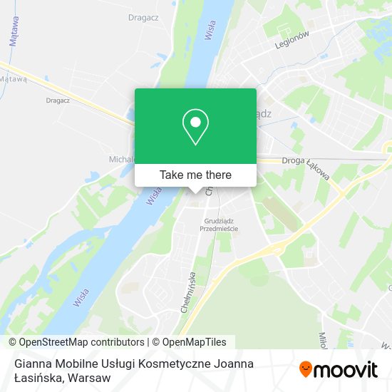 Gianna Mobilne Usługi Kosmetyczne Joanna Łasińska map