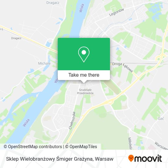 Sklep Wielobranżowy Śmiger Grażyna map