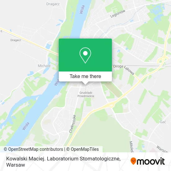 Карта Kowalski Maciej. Laboratorium Stomatologiczne
