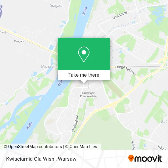 Карта Kwiaciarnia Ola Wisni