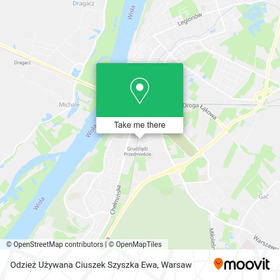 Odzież Używana Ciuszek Szyszka Ewa map