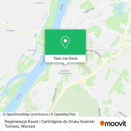 Regeneracja Kaset i Cartridgiow do Druku Kulerski Tomasz map