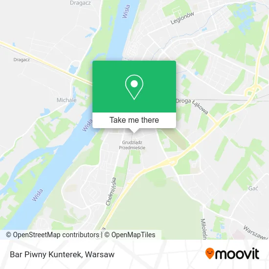 Карта Bar Piwny Kunterek