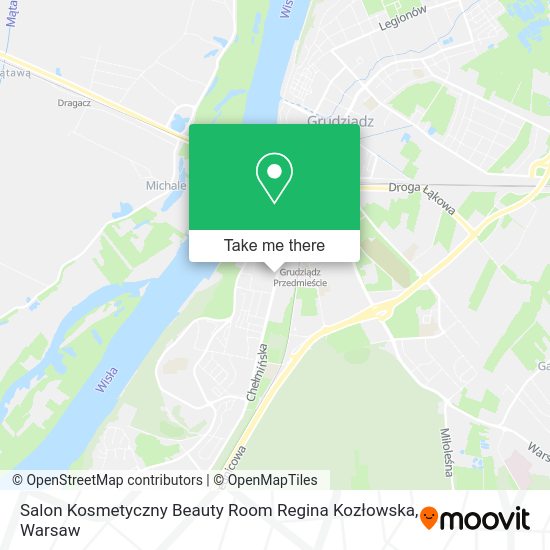 Salon Kosmetyczny Beauty Room Regina Kozłowska map