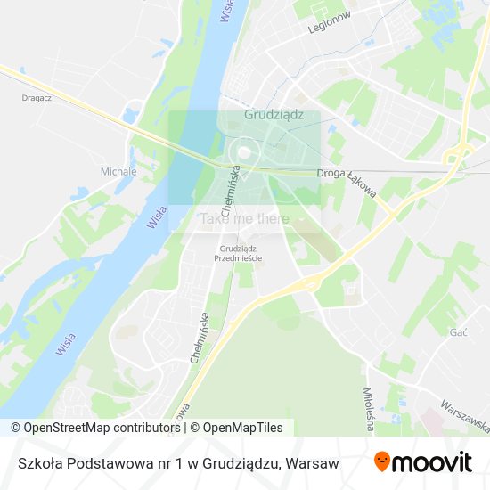 Карта Szkoła Podstawowa nr 1 w Grudziądzu