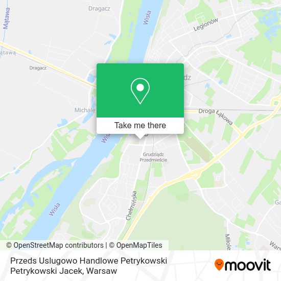 Przeds Uslugowo Handlowe Petrykowski Petrykowski Jacek map