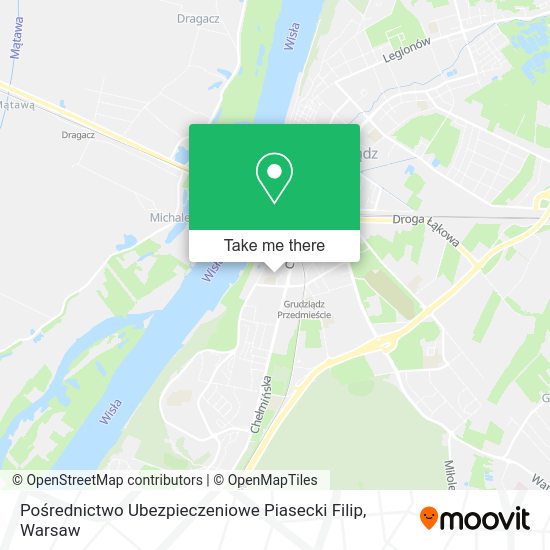 Pośrednictwo Ubezpieczeniowe Piasecki Filip map