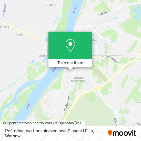 Pośrednictwo Ubezpieczeniowe Piasecki Filip map