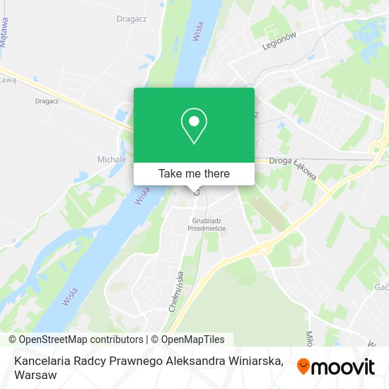 Kancelaria Radcy Prawnego Aleksandra Winiarska map