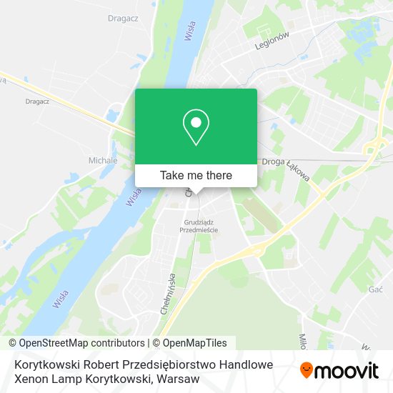 Korytkowski Robert Przedsiębiorstwo Handlowe Xenon Lamp Korytkowski map