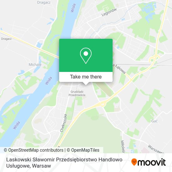 Laskowski Sławomir Przedsiębiorstwo Handlowo Usługowe map