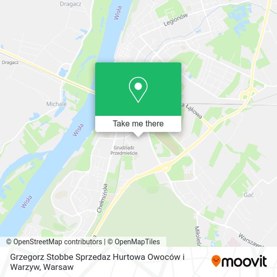 Grzegorz Stobbe Sprzedaz Hurtowa Owoców i Warzyw map