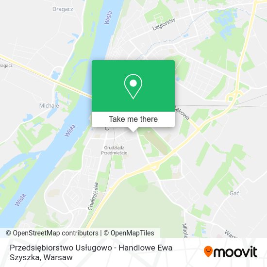 Przedsiębiorstwo Usługowo - Handlowe Ewa Szyszka map