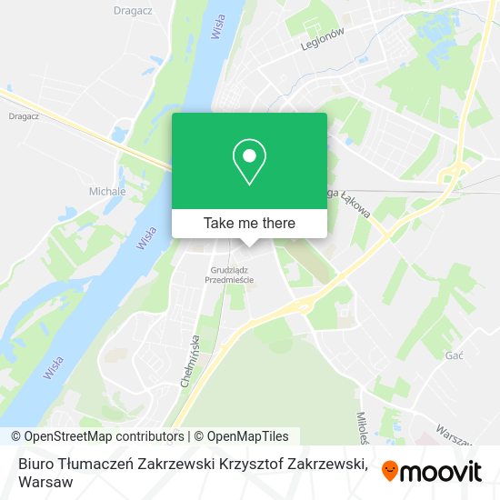 Biuro Tłumaczeń Zakrzewski Krzysztof Zakrzewski map