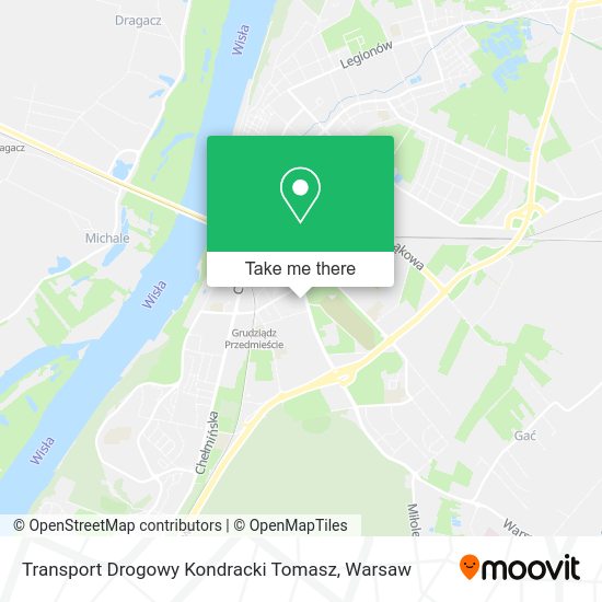 Transport Drogowy Kondracki Tomasz map