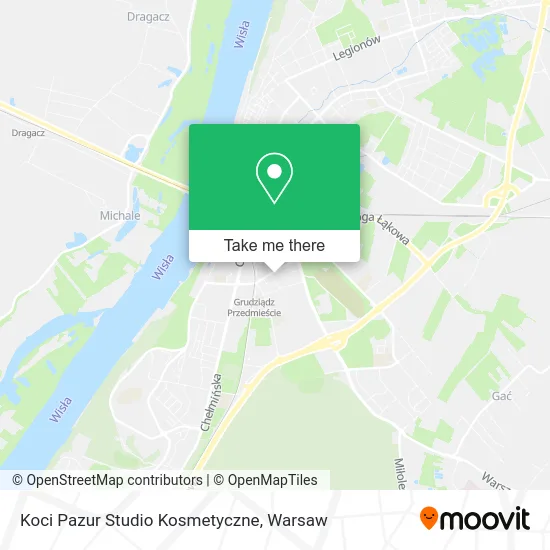 Карта Koci Pazur Studio Kosmetyczne