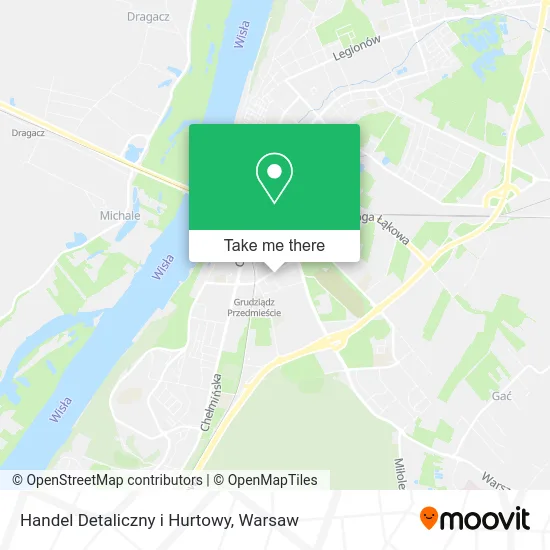 Карта Handel Detaliczny i Hurtowy