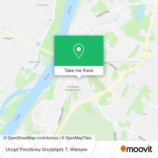 Urząd Pocztowy Grudziądz 7 map
