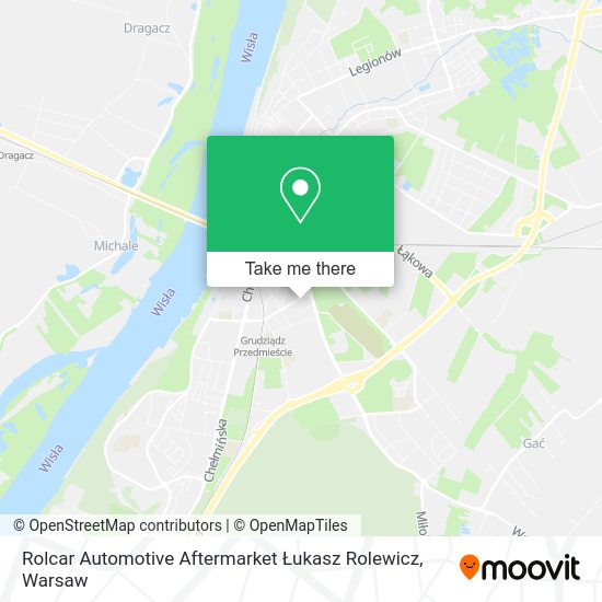 Rolcar Automotive Aftermarket Łukasz Rolewicz map