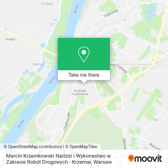 Marcin Krzemkowski Nadzór i Wykonastwo w Zakresie Robót Drogowych - Krzemar map