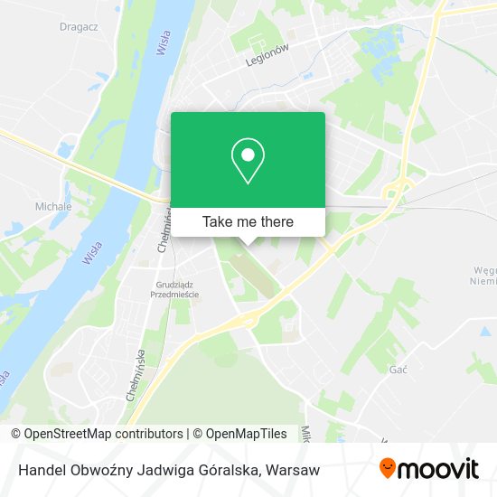 Handel Obwoźny Jadwiga Góralska map