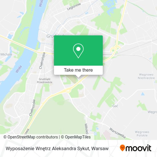 Wyposażenie Wnętrz Aleksandra Sykut map