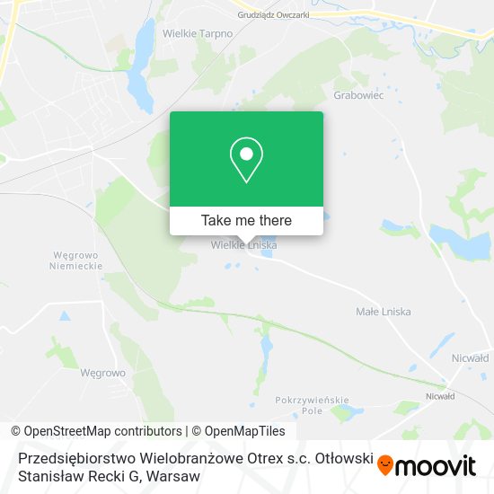 Przedsiębiorstwo Wielobranżowe Otrex s.c. Otłowski Stanisław Recki G map