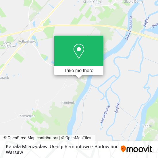 Kabała Mieczysław. Usługi Remontowo - Budowlane map