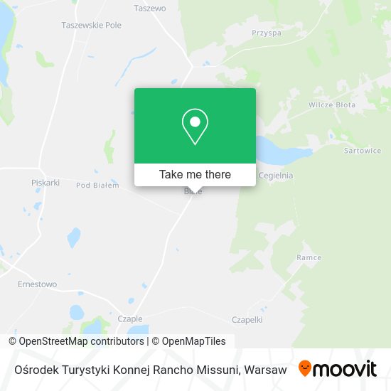 Ośrodek Turystyki Konnej Rancho Missuni map