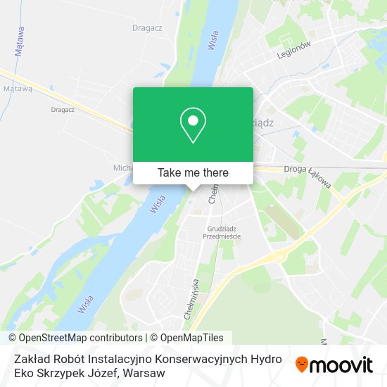 Zakład Robót Instalacyjno Konserwacyjnych Hydro Eko Skrzypek Józef map