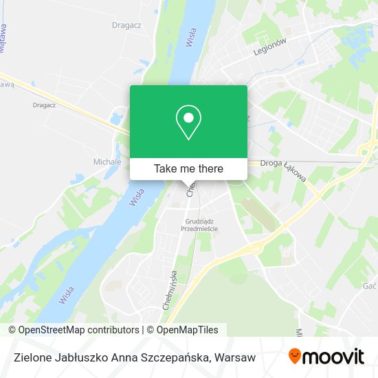 Zielone Jabłuszko Anna Szczepańska map